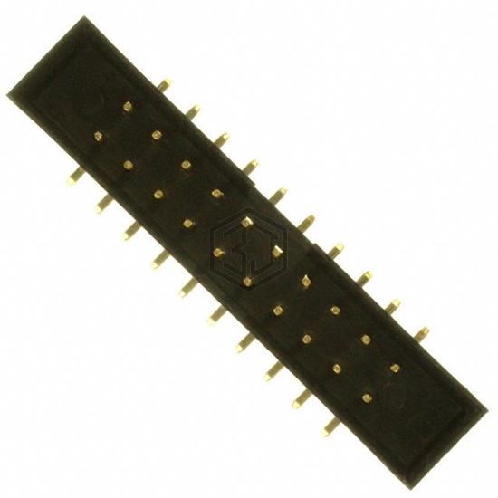 SBH21-NBPN-D10-SM-BK - Sullins Connector Solutions - Rectangular Connectors - Headers, Male Pins