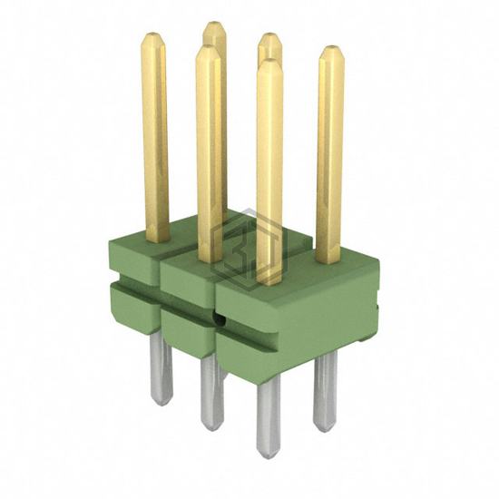 825440-3 - TE Connectivity AMP Connectors - Rectangular Connectors - Headers, Male Pins