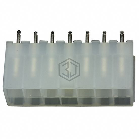 1-1586037-4 - TE Connectivity AMP Connectors - Rectangular Connectors - Headers, Male Pins