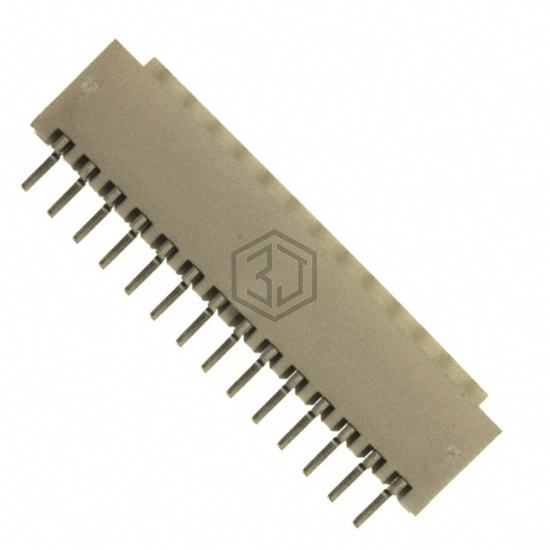 0874381443 - Molex - Rectangular Connectors - Headers, Male Pins