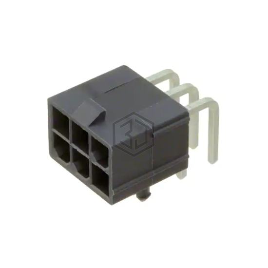 1724480006 - Molex - Rectangular Connectors - Headers, Male Pins