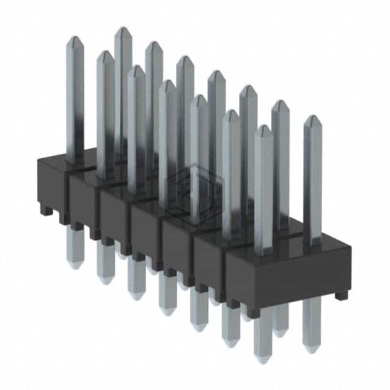 HTSW-107-07-T-D - Samtec Inc. - Rectangular Connectors - Headers, Male Pins