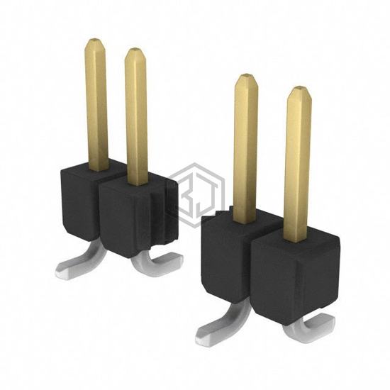 1241150-6 - TE Connectivity AMP Connectors - Rectangular Connectors - Headers, Male Pins