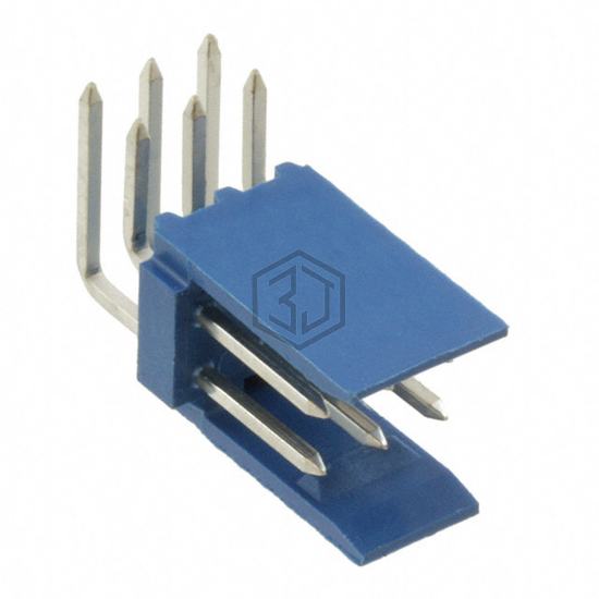 281742-3 - TE Connectivity AMP Connectors - Rectangular Connectors - Headers, Male Pins