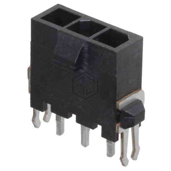 1445094-3 - TE Connectivity AMP Connectors - Rectangular Connectors - Headers, Male Pins