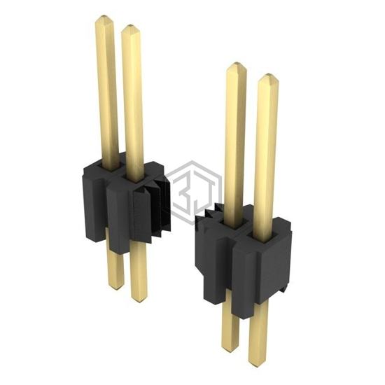 TMS-110-01-G-S - Samtec Inc. - Rectangular Connectors - Headers, Male Pins