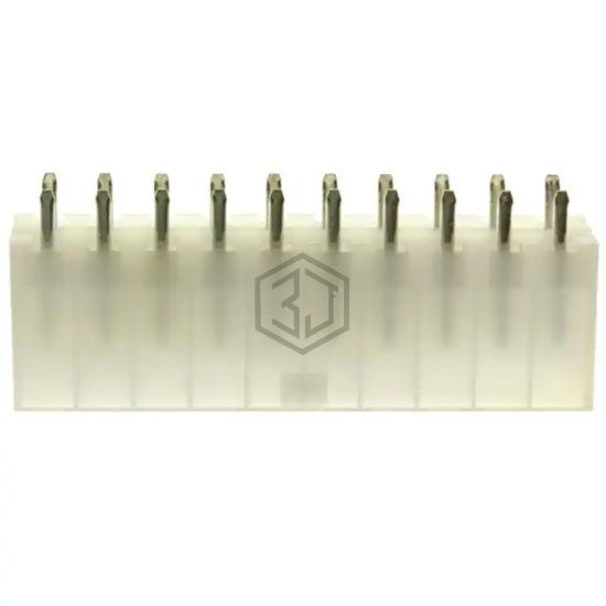 2-1586037-0 - TE Connectivity AMP Connectors - Rectangular Connectors - Headers, Male Pins