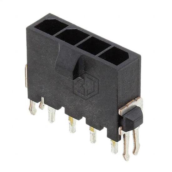 2-1445085-4 - TE Connectivity AMP Connectors - Rectangular Connectors - Headers, Male Pins