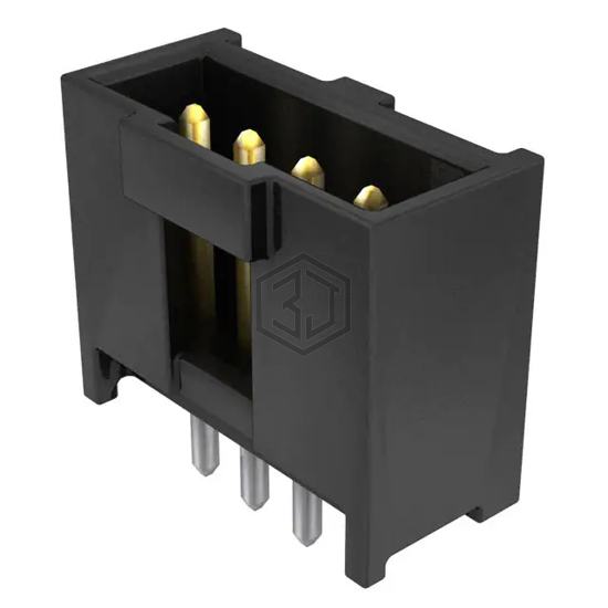 0901361304 - Molex - Rectangular Connectors - Headers, Male Pins