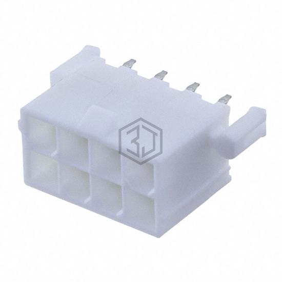 0460150803 - Molex - Rectangular Connectors - Headers, Male Pins