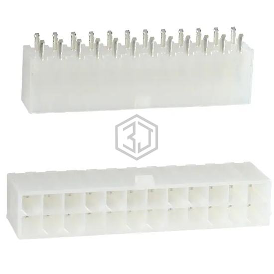 2-1586037-4 - TE Connectivity AMP Connectors - Rectangular Connectors - Headers, Male Pins
