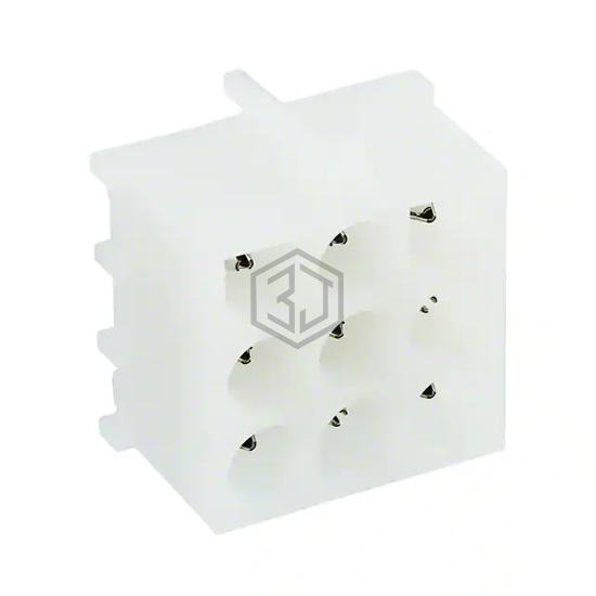 641971-1 - TE Connectivity AMP Connectors - Rectangular Connectors - Headers, Male Pins
