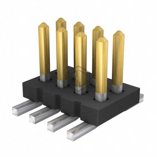 FTS-104-01-L-DV-TR - Samtec Inc. - Rectangular Connectors - Headers, Male Pins