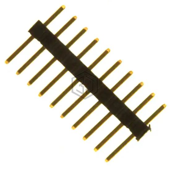 SMH100-LPSE-S10-ST-BK - Sullins Connector Solutions - Rectangular Connectors - Headers, Male Pins