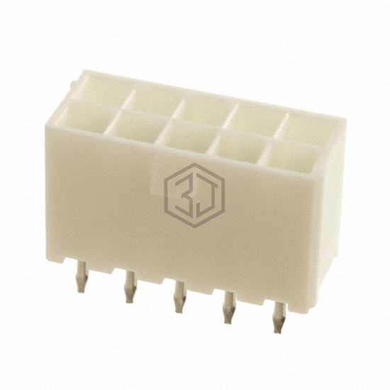 0039310100 - Molex - Rectangular Connectors - Headers, Male Pins