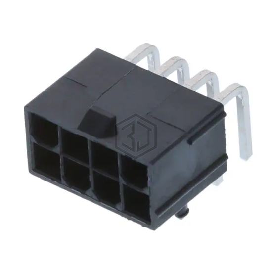1724480008 - Molex - Rectangular Connectors - Headers, Male Pins