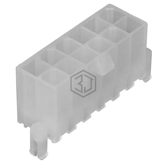 0039299123 - Molex - Rectangular Connectors - Headers, Male Pins