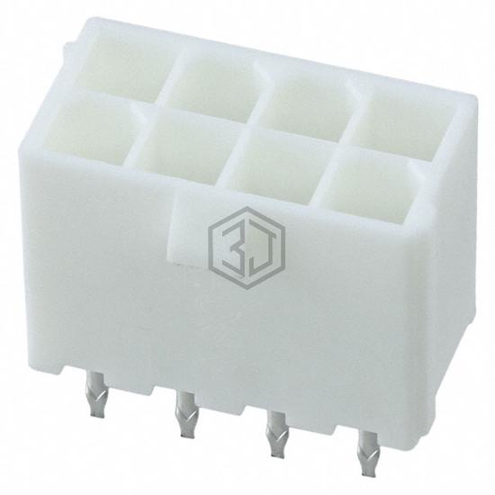 0460150802 - Molex - Rectangular Connectors - Headers, Male Pins