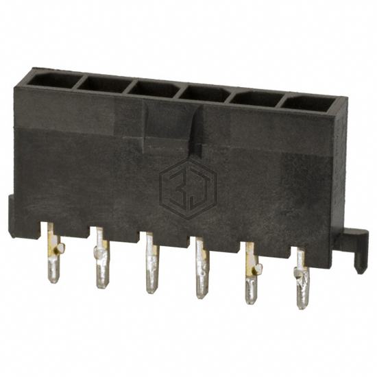 2-1445093-6 - TE Connectivity AMP Connectors - Rectangular Connectors - Headers, Male Pins