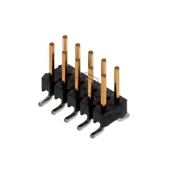 146130-4 - TE Connectivity AMP Connectors - Rectangular Connectors - Headers, Male Pins