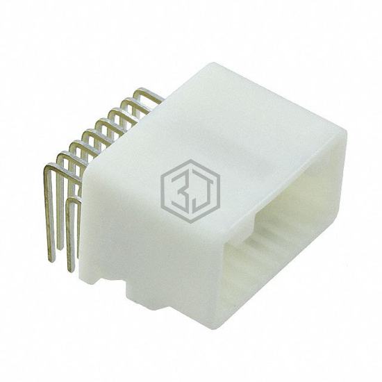 1318382-2 - TE Connectivity AMP Connectors - Rectangular Connectors - Headers, Male Pins