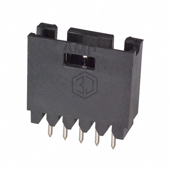 5-103080-3 - TE Connectivity AMP Connectors - Rectangular Connectors - Headers, Male Pins