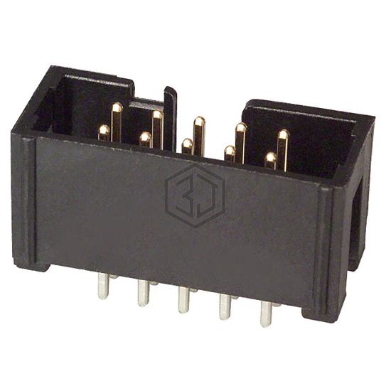 N2510-6003-RB - 3M - Rectangular Connectors - Headers, Male Pins