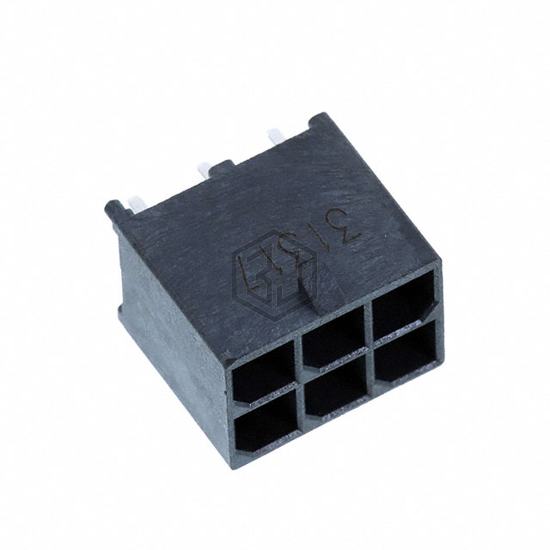 0768290106 - Molex - Rectangular Connectors - Headers, Male Pins