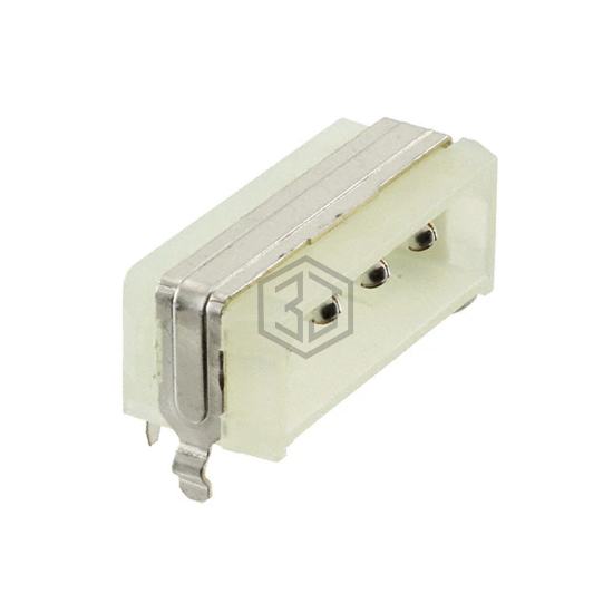 174804-1 - TE Connectivity AMP Connectors - Rectangular Connectors - Headers, Male Pins