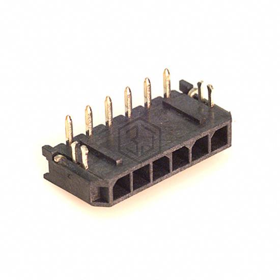 0436500604 - Molex - Rectangular Connectors - Headers, Male Pins