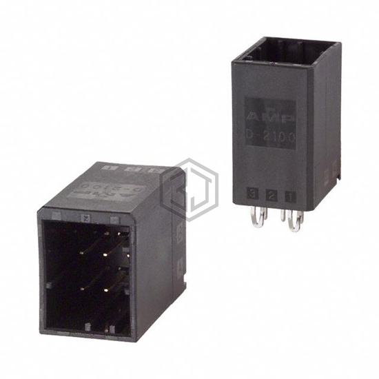 1318124-1 - TE Connectivity AMP Connectors - Rectangular Connectors - Headers, Male Pins