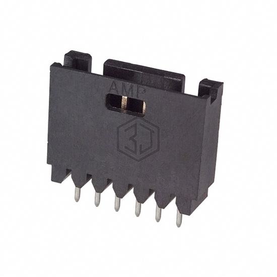 102202-3 - TE Connectivity AMP Connectors - Rectangular Connectors - Headers, Male Pins