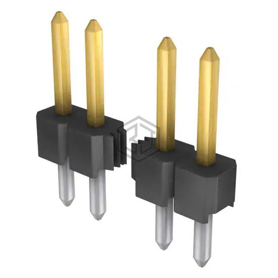 961136-6404-AR - 3M - Rectangular Connectors - Headers, Male Pins