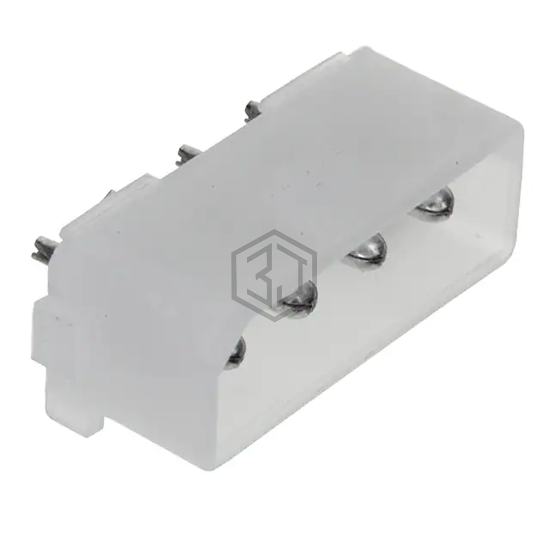 350543-1 - TE Connectivity AMP Connectors - Rectangular Connectors - Headers, Male Pins