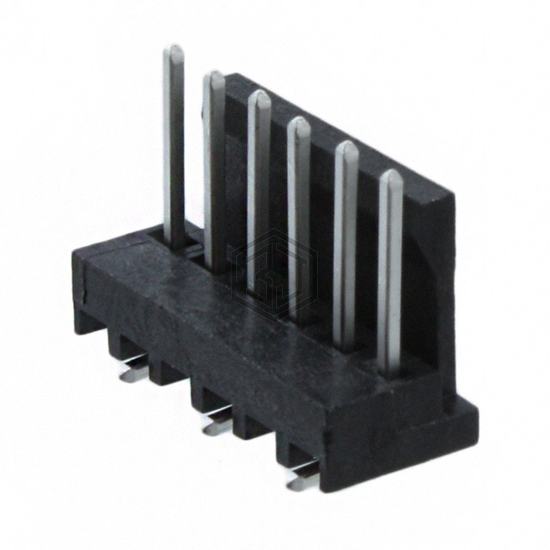 3-647166-6 - TE Connectivity AMP Connectors - Rectangular Connectors - Headers, Male Pins