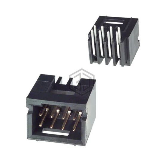 826470-4 - TE Connectivity AMP Connectors - Rectangular Connectors - Headers, Male Pins