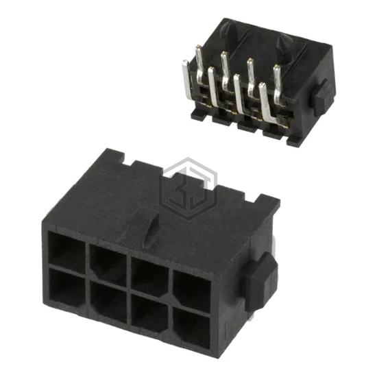 3-794620-8 - TE Connectivity AMP Connectors - Rectangular Connectors - Headers, Male Pins
