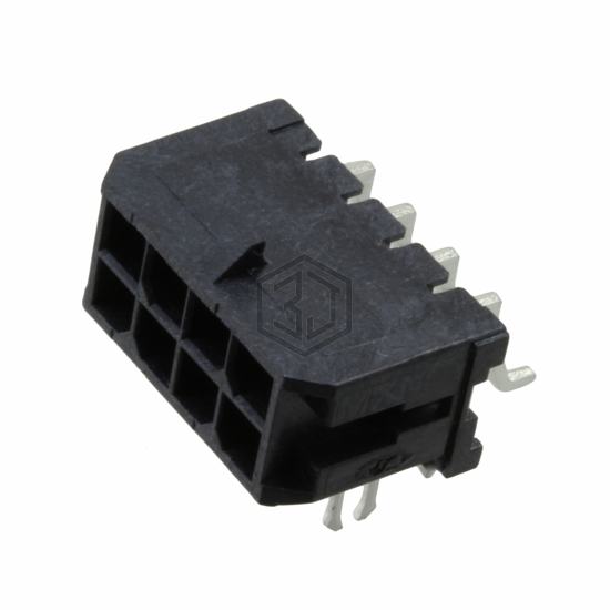 0430450806 - Molex - Rectangular Connectors - Headers, Male Pins