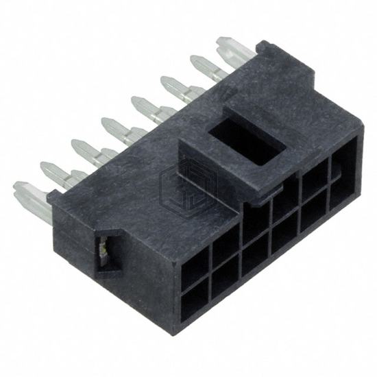 1053121312 - Molex - Rectangular Connectors - Headers, Male Pins