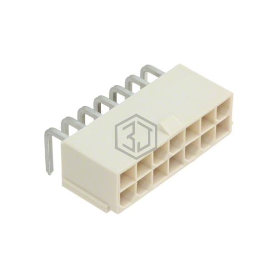0874271402 - Molex - Rectangular Connectors - Headers, Male Pins