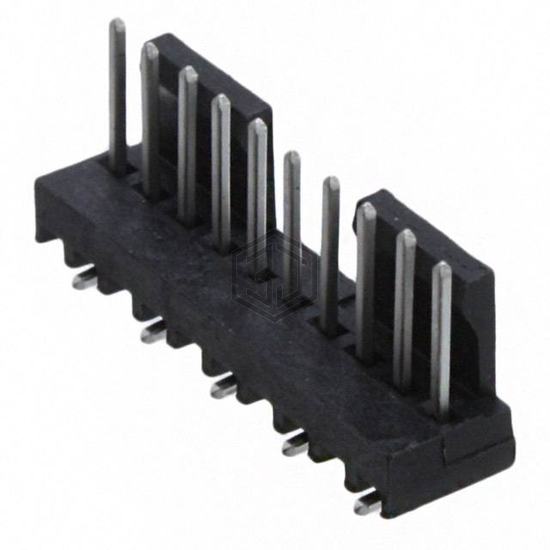 4-647166-0 - TE Connectivity AMP Connectors - Rectangular Connectors - Headers, Male Pins