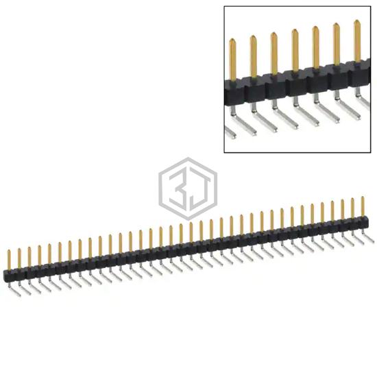 PBC36SBCN - Sullins Connector Solutions - Rectangular Connectors - Headers, Male Pins
