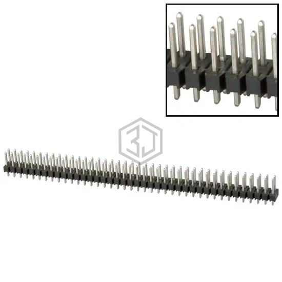 4-103777-0 - TE Connectivity AMP Connectors - Rectangular Connectors - Headers, Male Pins