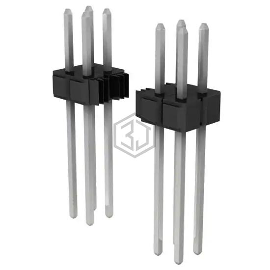 929836-04-22-RK - 3M - Rectangular Connectors - Headers, Male Pins