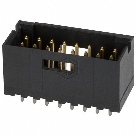 102618-6 - TE Connectivity AMP Connectors - Rectangular Connectors - Headers, Male Pins