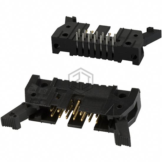 499913-2 - TE Connectivity AMP Connectors - Rectangular Connectors - Headers, Male Pins