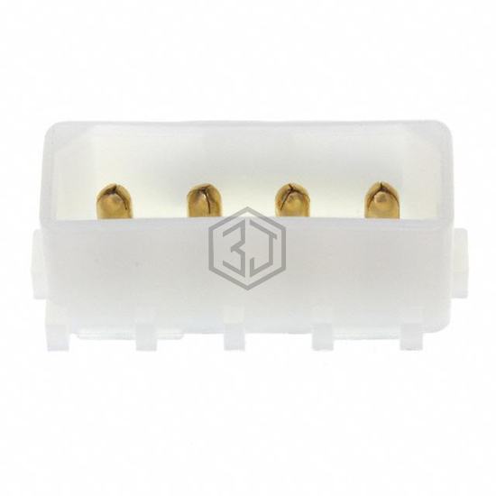 1586534-2 - TE Connectivity AMP Connectors - Rectangular Connectors - Headers, Male Pins
