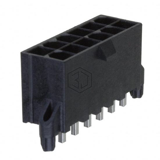 0462070012 - Molex - Rectangular Connectors - Headers, Male Pins