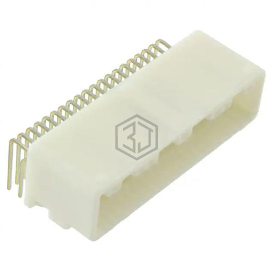 1318384-4 - TE Connectivity AMP Connectors - Rectangular Connectors - Headers, Male Pins