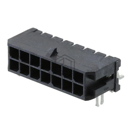 0430451407 - Molex - Rectangular Connectors - Headers, Male Pins